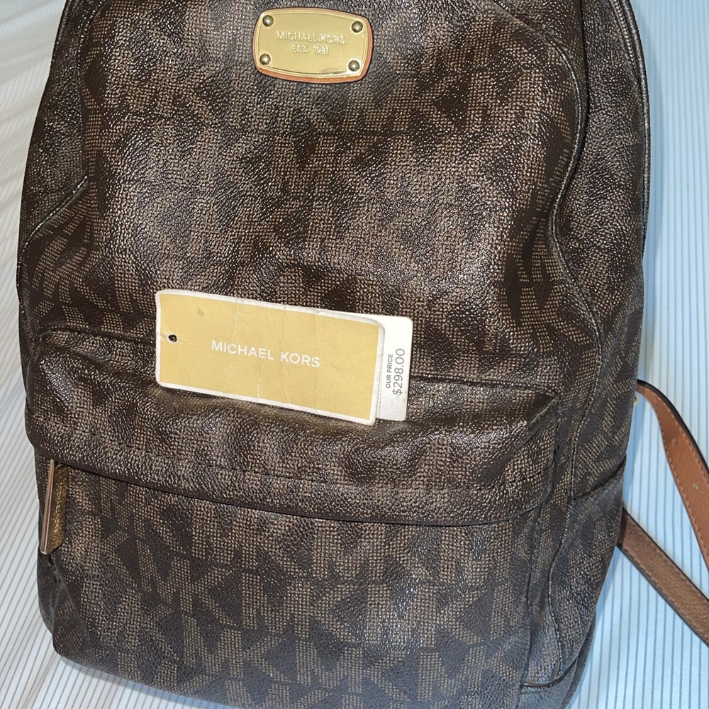 Micheal Khors Leather Backpack